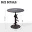 Table de bout Industrial Retro Table d'appoint Mécanique antique DIY Manivelle à hauteur ajustable-217115047