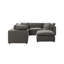 Canapé modulaire surdimensionné en duvet Merritt-129674016