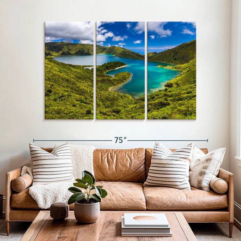 Alvord Lagoa Do Fogo Lake, 42" H x 65" W