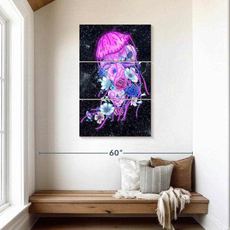 Brampt Magic Ocean Jellyfish, 45" H x 28" W