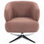 Chaise d'appoint pivotante rembourrée-235457484