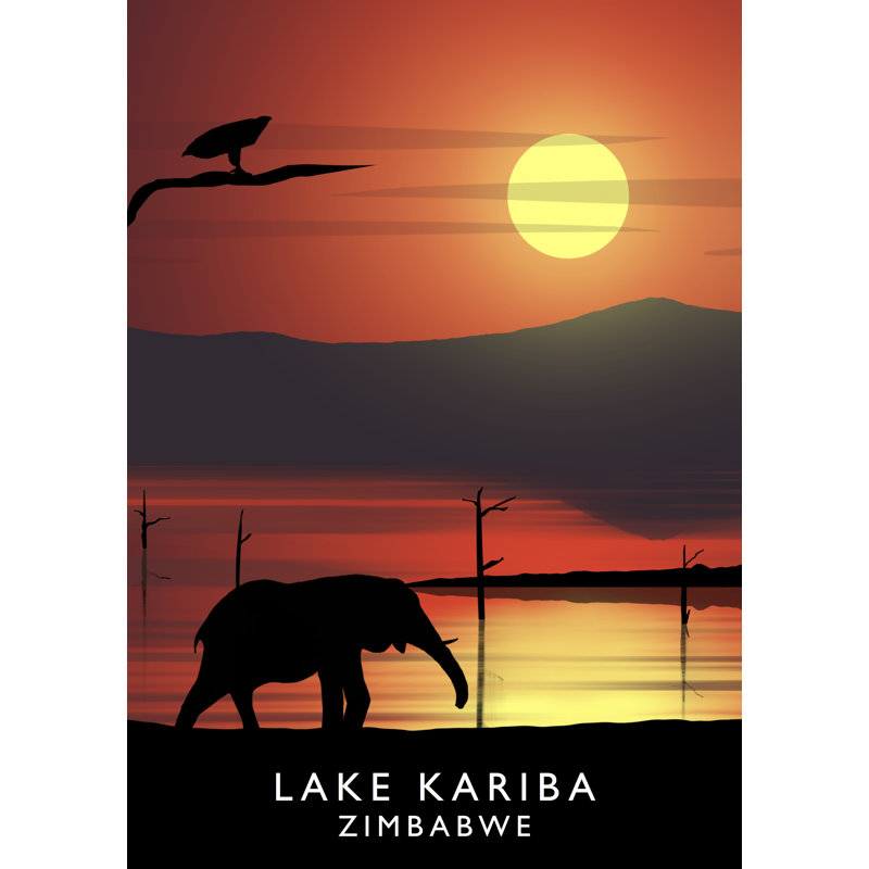 Lake Kariba by Richard O'Neil - Print, No Frame, 40 cm H x 30 cm W x 1 cm D