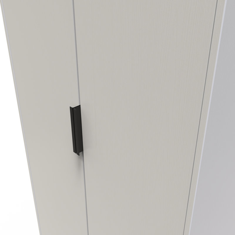 Turah Manufactured Wood Wardrobe, Grey Ash