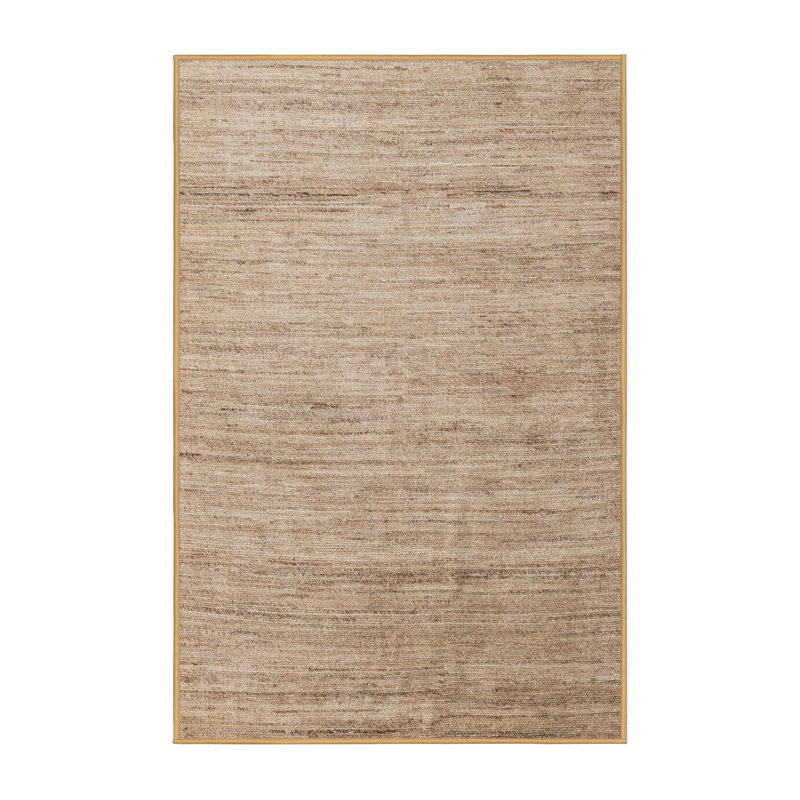 Tapis décoratif multicolore à motif abstrait, Rectangle 5 pi x 7 pi