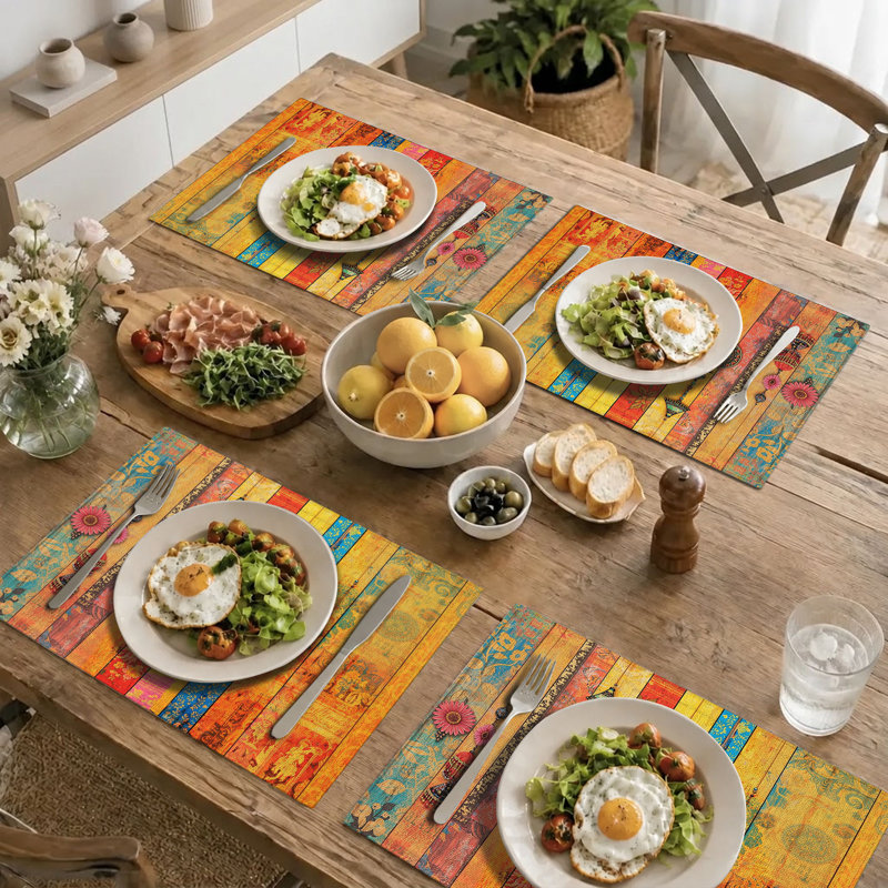 Ensemble de table rectangulaire en polyester