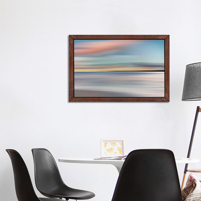 Honey Twilight by Mike Calascibetta - Print on Canvas, 152.5 cm H x 101.5 cm W, Brown Framed