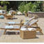 Bayhead Outdoor Teak Chaise Lounge-789717735