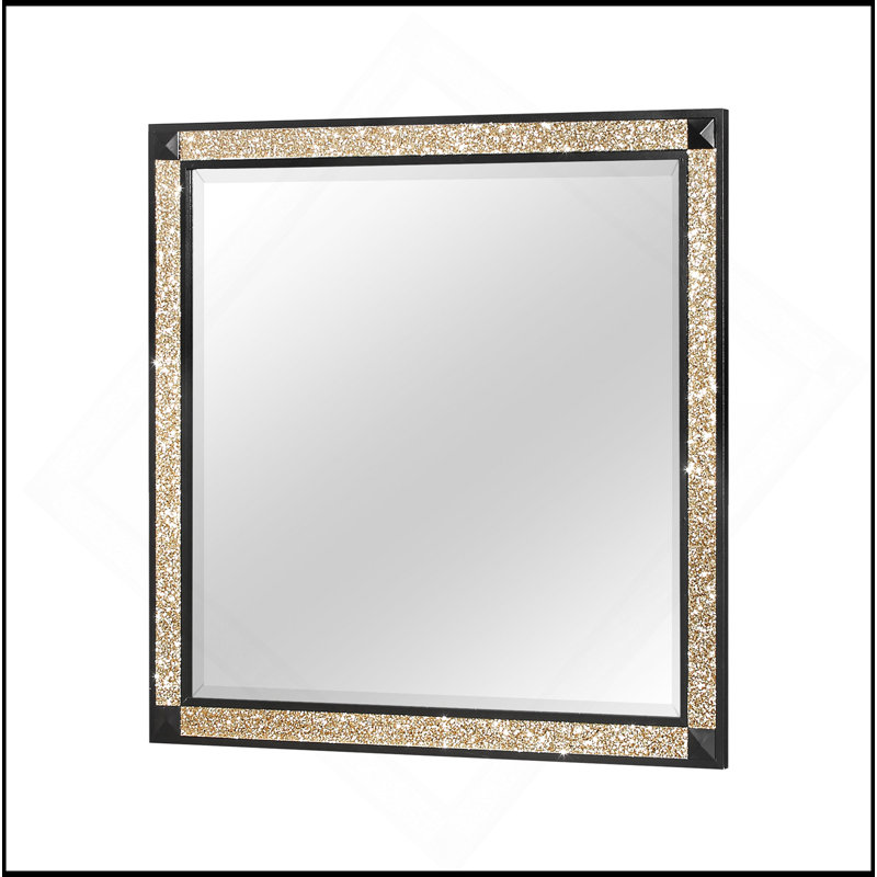 LIVELY BLACK/GOLD MIRROR