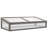 Artee Raised Bed With Greenhouse 43.3" x 21.3" x 47.2" Solid Fir Wood