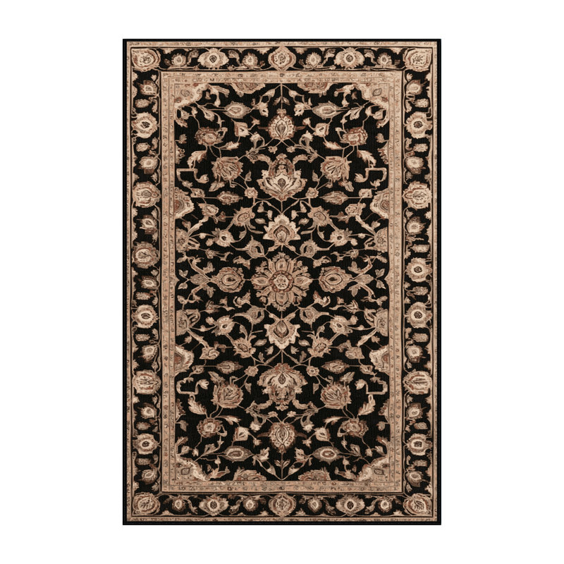 Tapis brun lavable à la machine, Tapis de couloir 2 pi x 5 pi