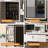 Vanity Desk Set With Sliding Lighted Mirror, Makeup Dressing Table With 4 Drawers & 9 Storage Spaces, Hidden Compartments And Cushioned Stool Beauty Furniture For Bedroom