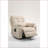 Recliners for Big and Tall, Oversized Lift Chair with Heating Massage, 180° Tilt, Dual OKIN Motors, 2 Cup Holders | Cream Velvet-178286987