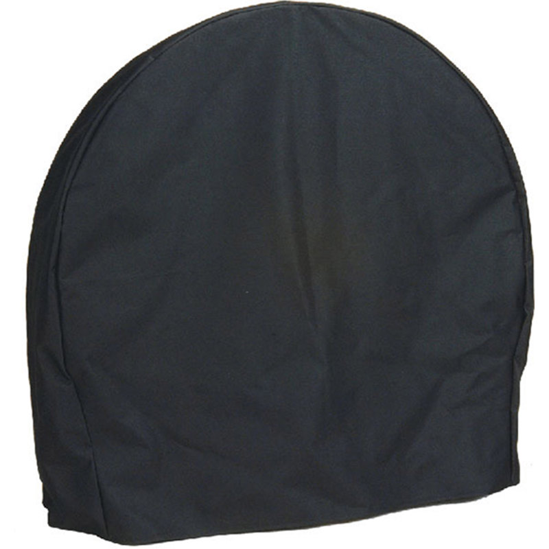 Panier à bûches en acier pour l'intérieur ou l'extérieur avec couvercle en PVC noir - 48 po - capacité de 700 lb