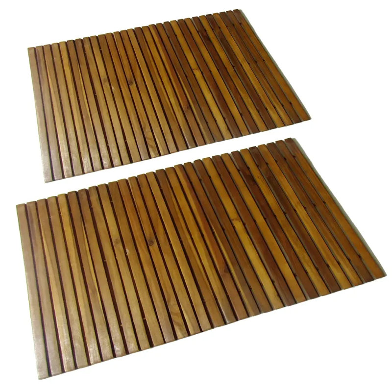 Avalon Wood Bath Rug