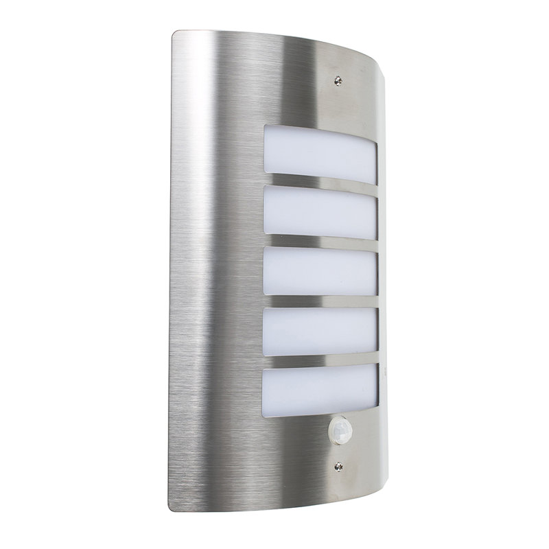 Chiswick Silver Outdoor Bulkhead Light, 6500K, Yes
