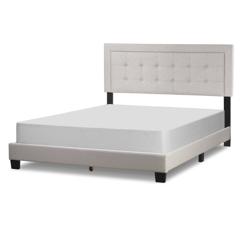 Tolz Upholstered Bed, Beige