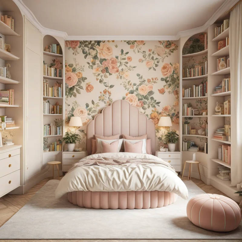 Avalon Velvet Platform Bed