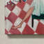 «Woman at Red Checkerboard Table», art mural-467481642-467481646