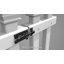 H 3 pi x l 4,2 pi (1 barrière) No Dig Zippity Baskenridge Kit, barrière de clôture en vinyle blanc pour panneaux de clôture Baskenridge