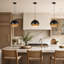 1 - Light Matte Black Dome Pendant