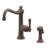 Jacobean Single Handle Kitchen Faucet with Side Spray