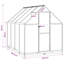vidaXL Garden Greenhouse Anthracite Aluminum and Galvanised Steel Outdoor