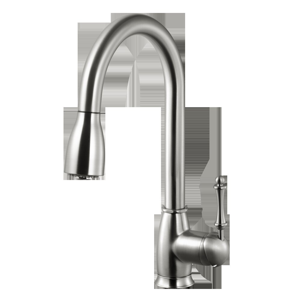 Houzer Camden Pull Down Kitchen Faucet And Reviews Wayfair