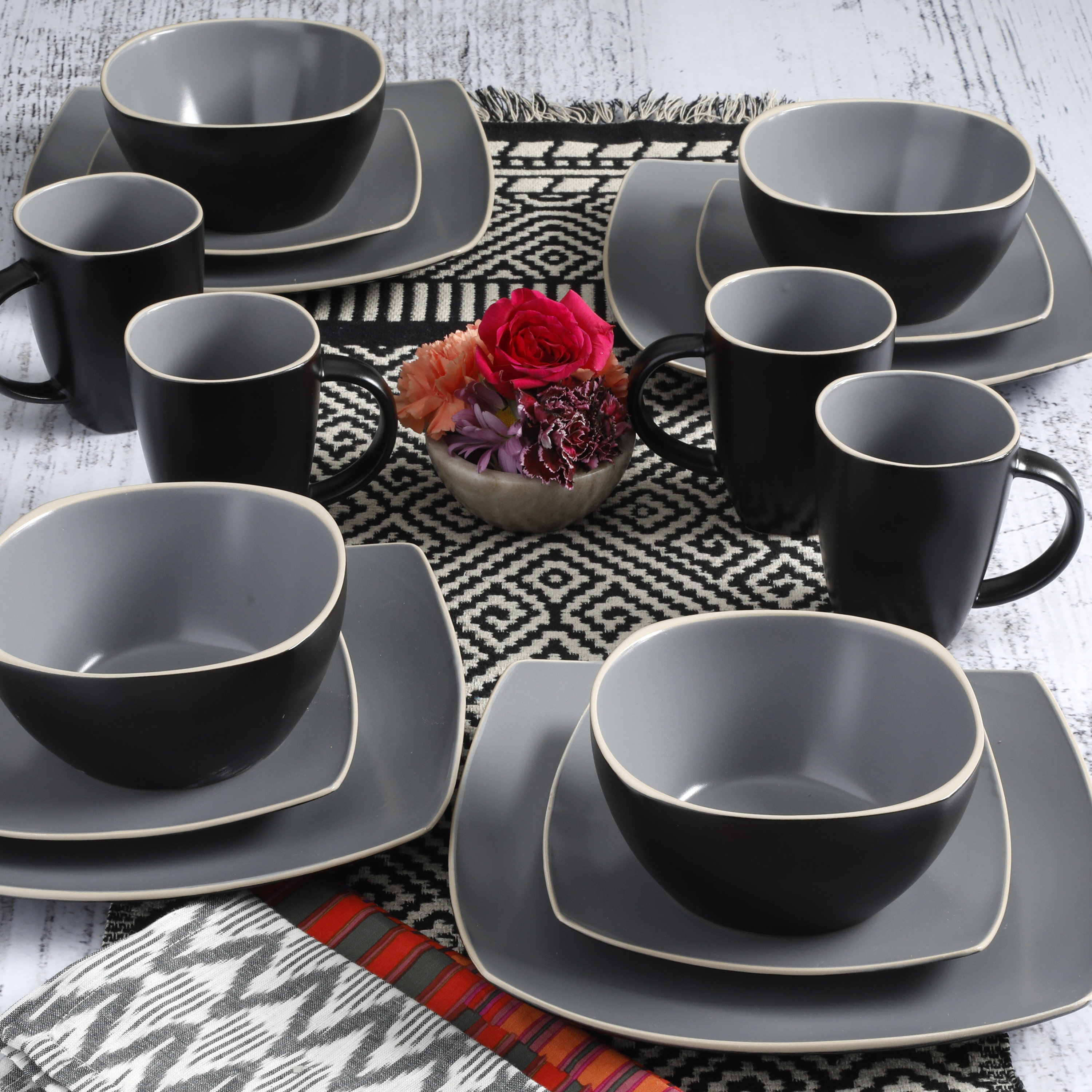 Gibson Soho Lounge Gibson 16 Piece Dinnerware Set Gibson Soho