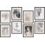 Arbre de forêt naturelle, portrait de femme, croquis rétro, 8 pièces-92573805-92573803