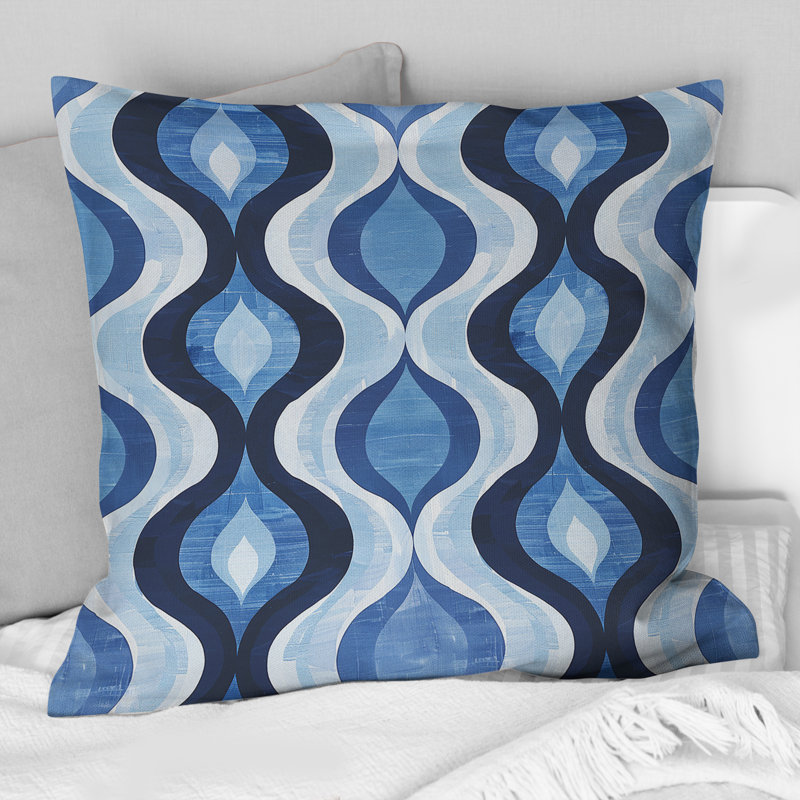 Coussin Ogee Patten, H 18 po x l 18 po