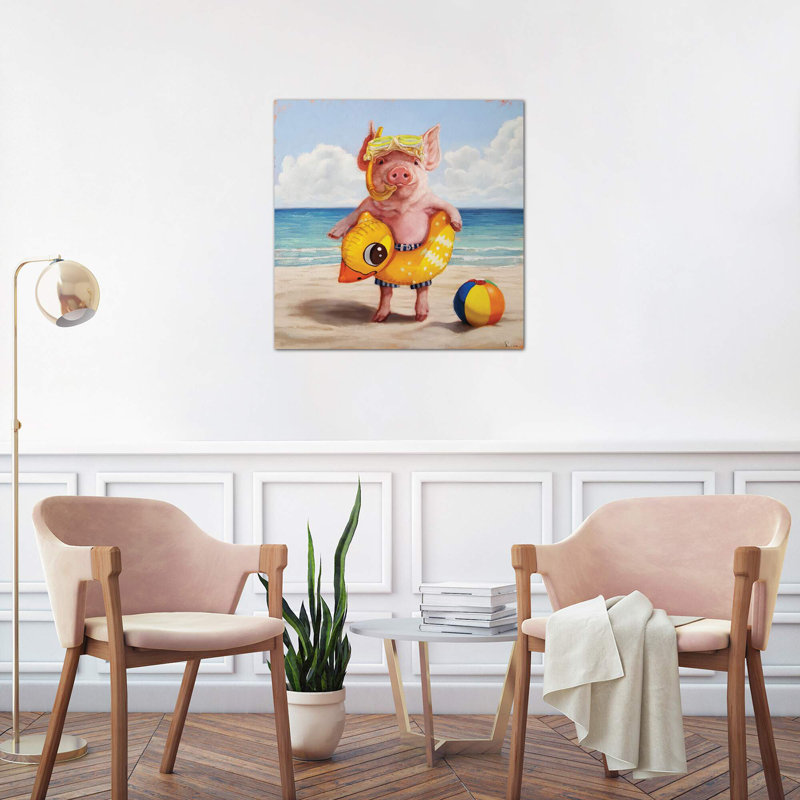 Baked Ham - Wrapped Canvas Print, 66.04 cm H x 66.04 cm W x 3.175 cm D