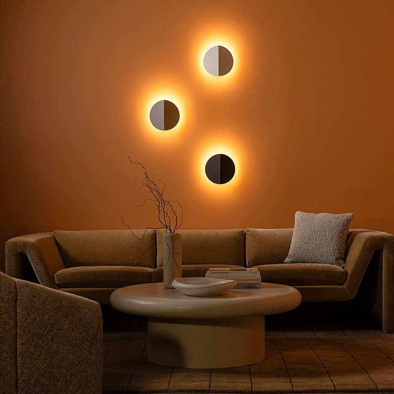 Lune Wall Sconce, Smoke