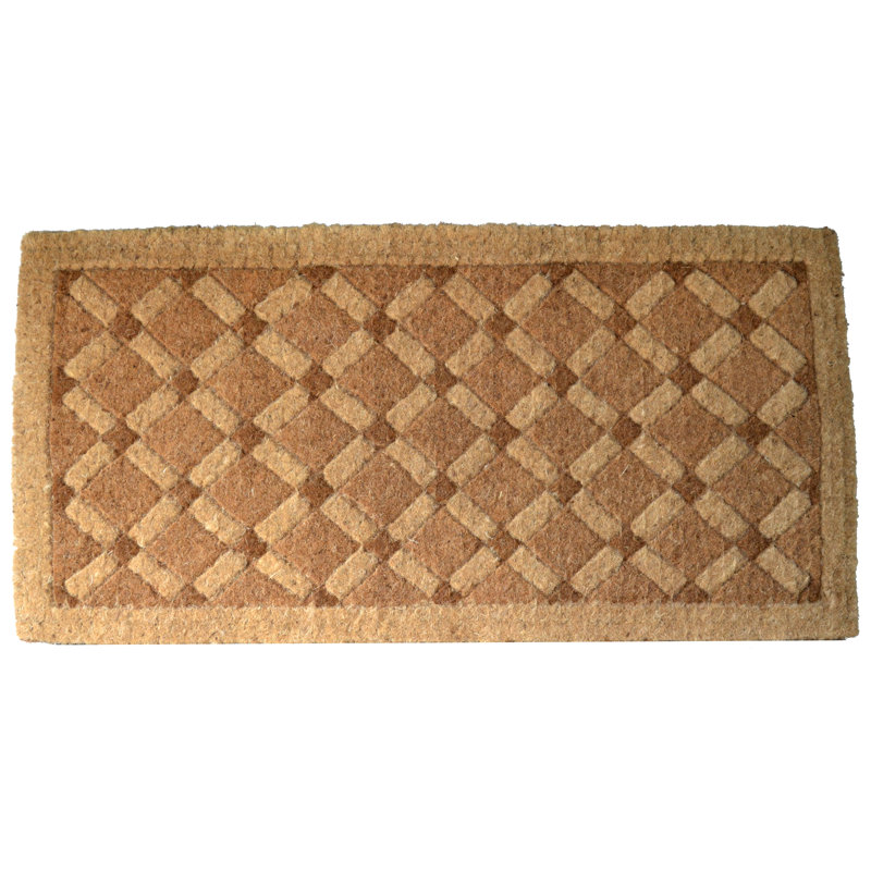 Verrill Geometric Outdoor Doormat, Rectangle 2' x 4'