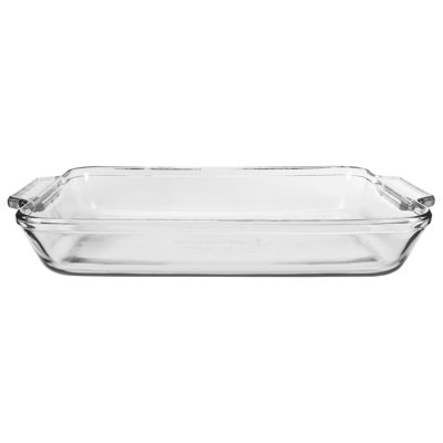 Ensemble de 2 assiettes à cuisson en verre pour four Anchor Hocking