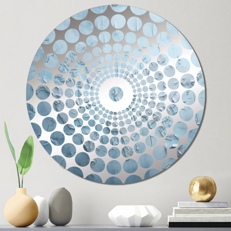 Waligore - Concentric Circles Decorative Mirror, 31.4" x 31.4"