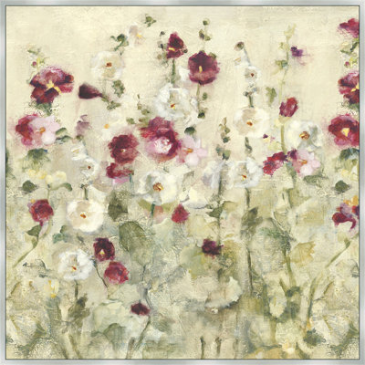 " Hollyhocks Row-Crop "