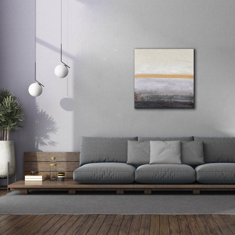  «Horizon 2» par Design Fabrikken, art mural sur toile, 37 po x 37 po
