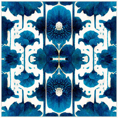 Indigo Ogee 2 Print by Lillian August
