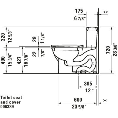 Starck 3 Elongated Toilet Seat