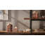 Gingerbread 6.1" Stoneware Tabletop Lantern