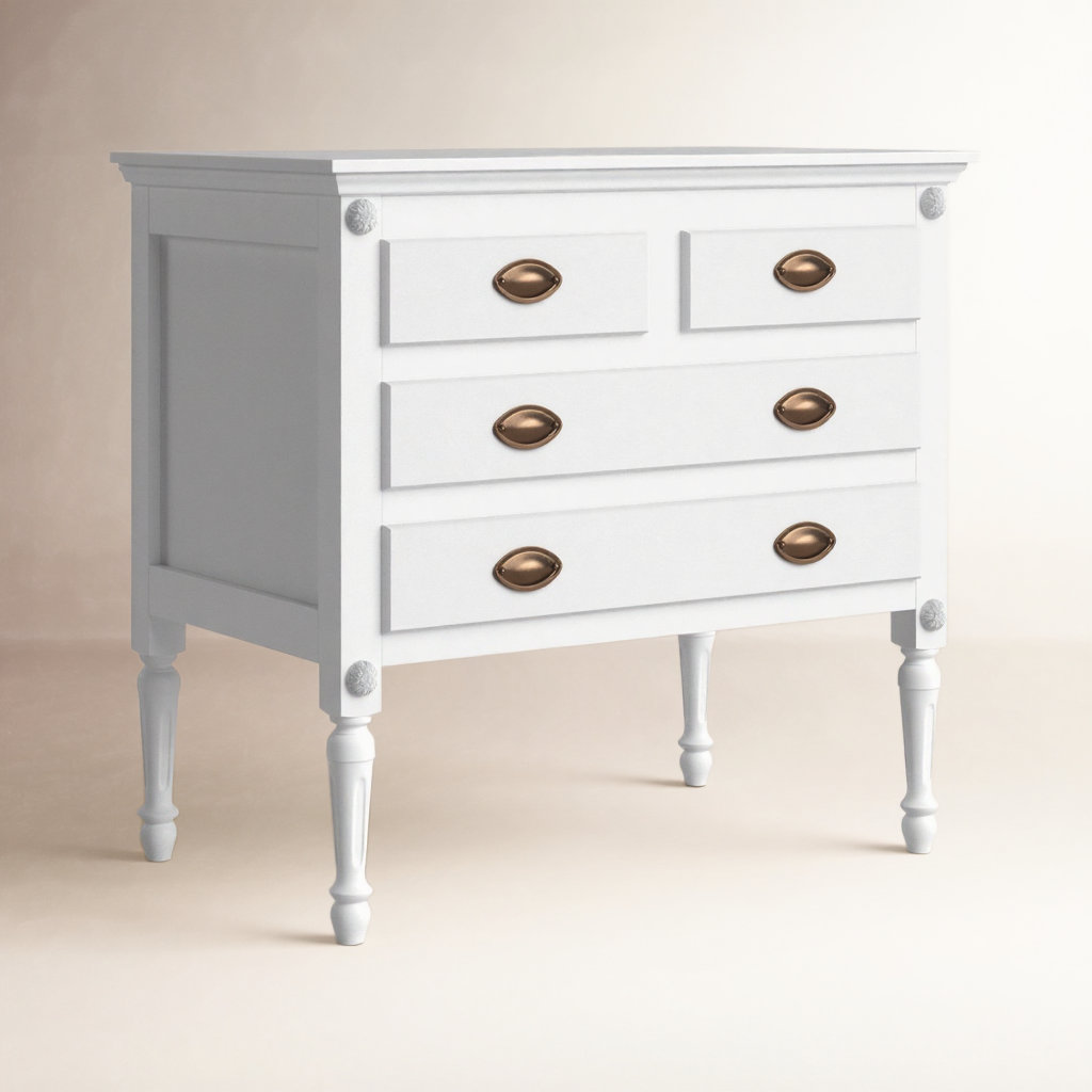 Eros Accent Chest, Off-White