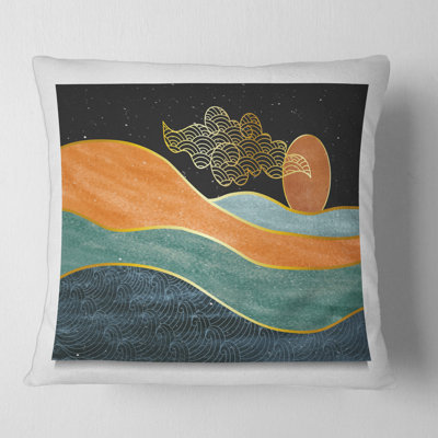 Housse de coussin et insert nature Sea Sea Sun