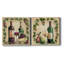 Vino Di Toscana - ensemble de 2 reproductions d'art sur toile tendue-591670847