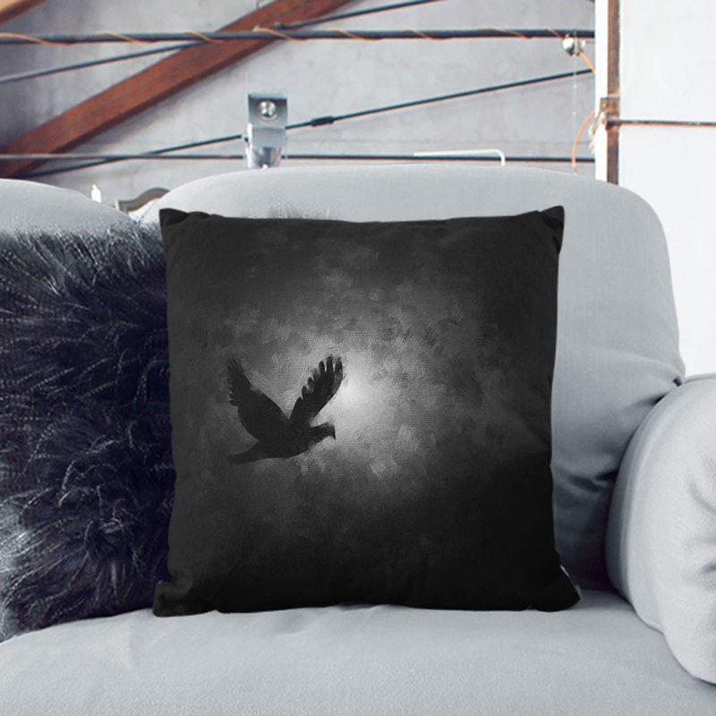 Square Throw Cushion, 55cm H x 55cm W x 20cm D