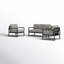 Aydhin 3 Piece Deep Sofa Seating Group with Sunbrella Cushions-88576017-91270145