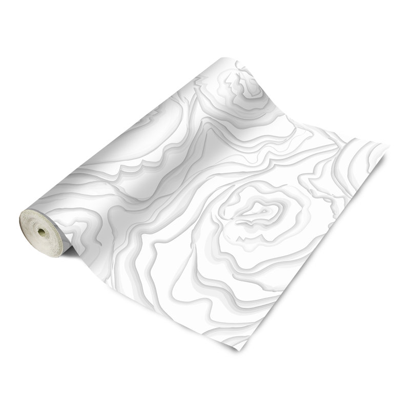 Panneau de papier peint lisse Destino, l 24 po x L 48 po, Gris