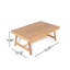 Table basse de patio rectangulaire en bois d'acacia, teck