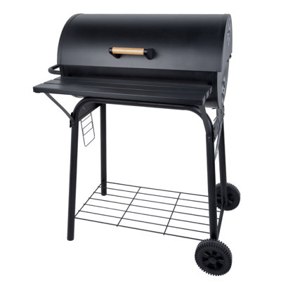 Uten Barrel Charcoal Grill with Smoker