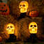 3 pièces d'Halloween squelettes illuminés