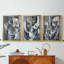 ABSTRACT Series CDLxxxx - Toile tendue avec châssis sur mesure - 3 pièces-1564280850-1564280877